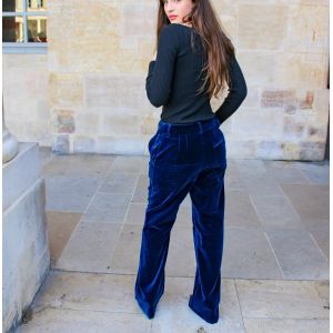 Pantalon Zoé Bleu Royal