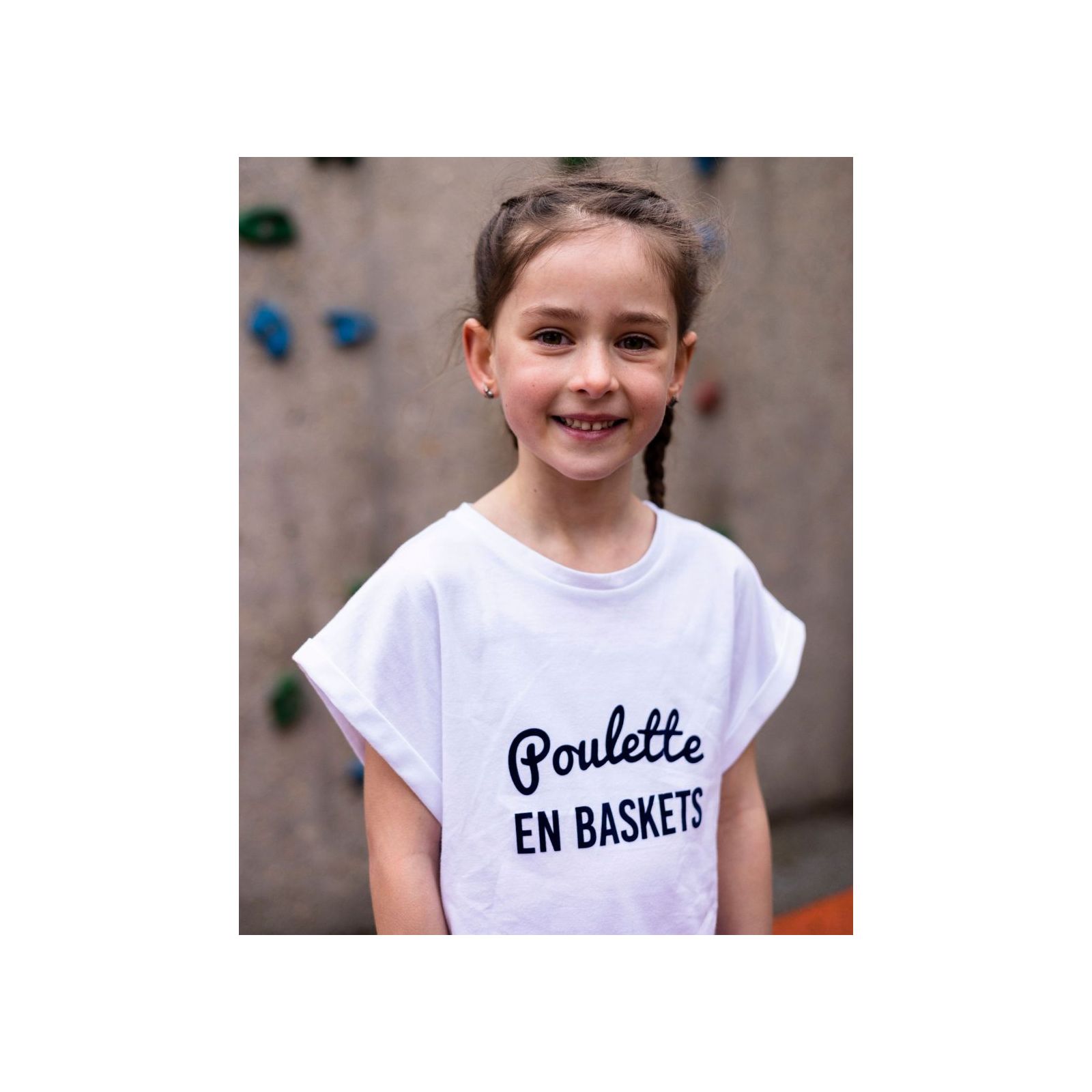 T-shirt Poulette en baskets - Enfant