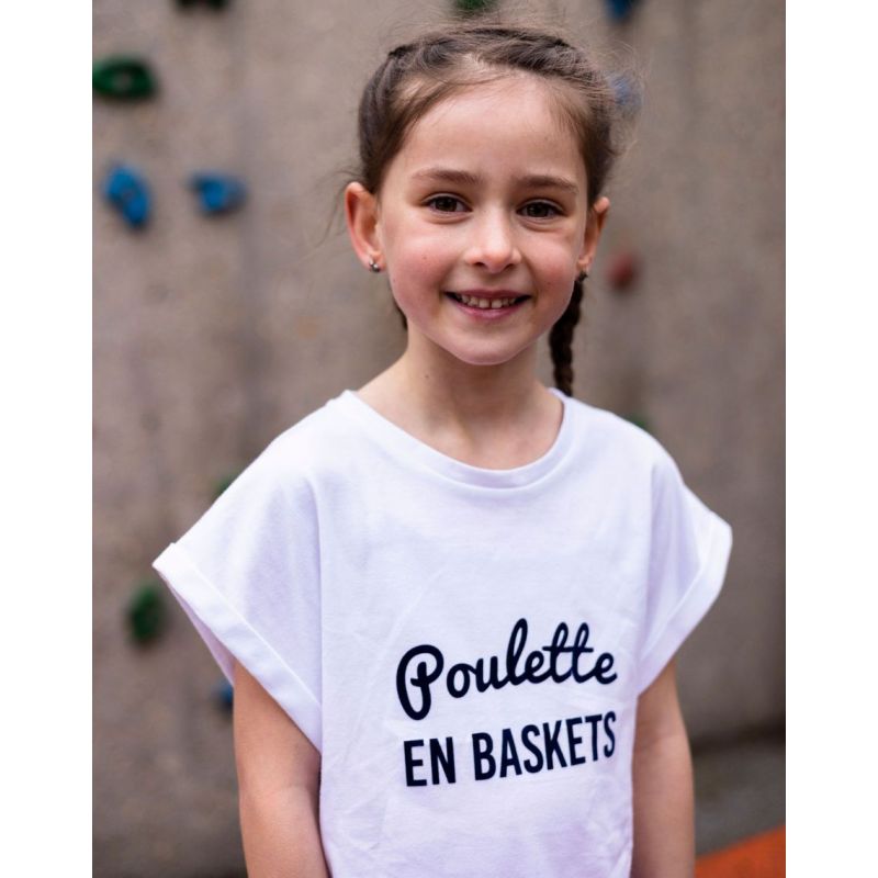 T-shirt Poulette en baskets - Enfant