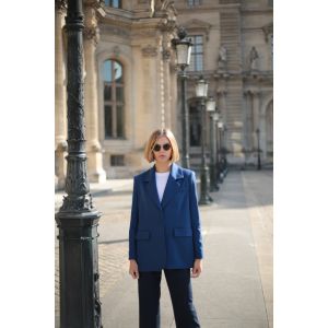 Veste Oversize Mathilde - Bleu Fontainebleau