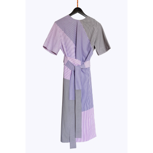 La robe Riara - Parme rayé