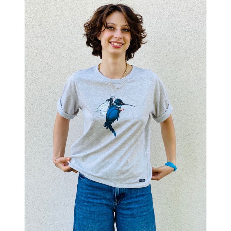 T-shirt bio "La dompteuse de colibri"