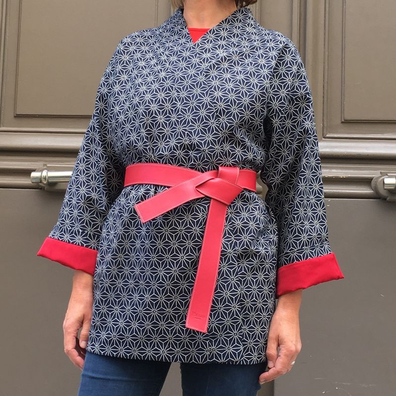 Kimono en coton Etoiles